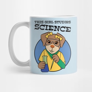 This Girl Studies Science Mug